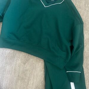 Abercrombie & Fitch YPB Green Track Suit (Pants + Sweatshirt)